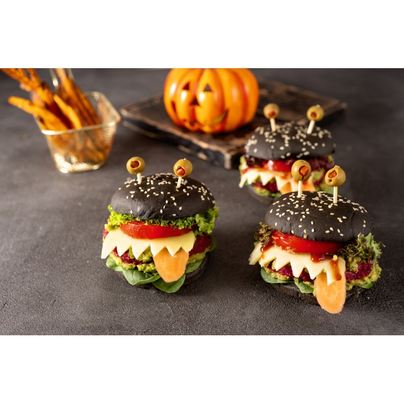 Mini burgers d'Halloween